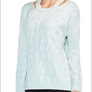 vince camuto cutout sweater